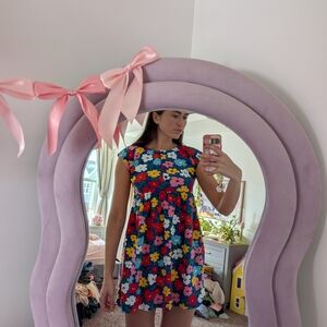 Colorful Floral Kidcore Dress Size Small